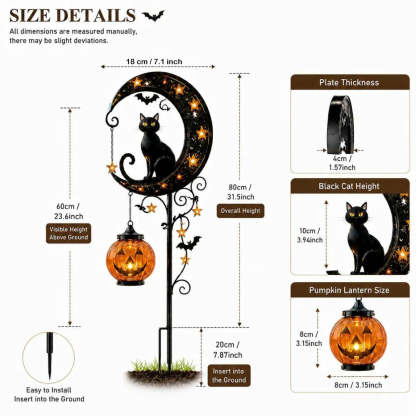 Pumpkin Moon Garden Stake Light🎃