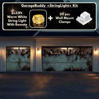 Zombie Breach Halloween Garage Door Covers D453