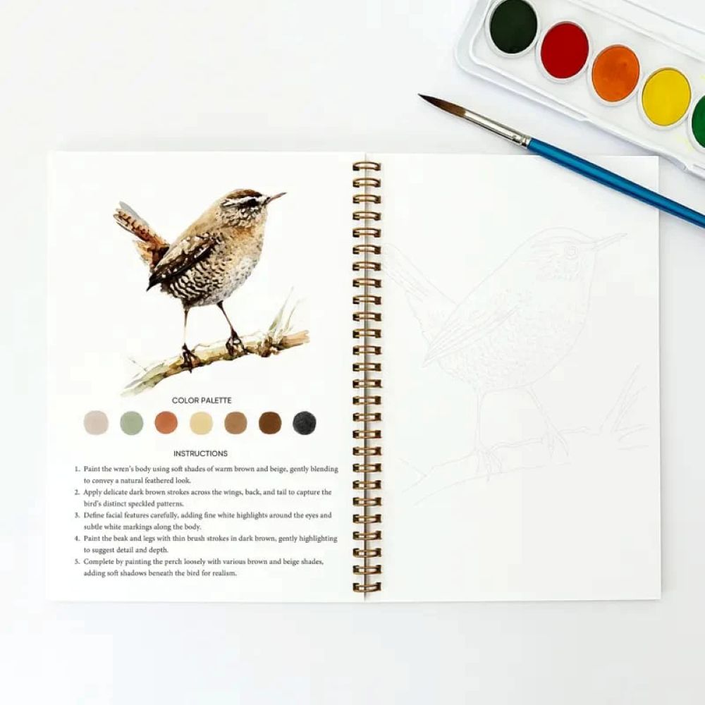 Beginner-Friendly - Watercolor Workbook