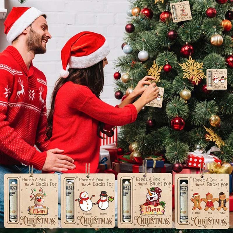 Cute Money Holder Christmas Ornament