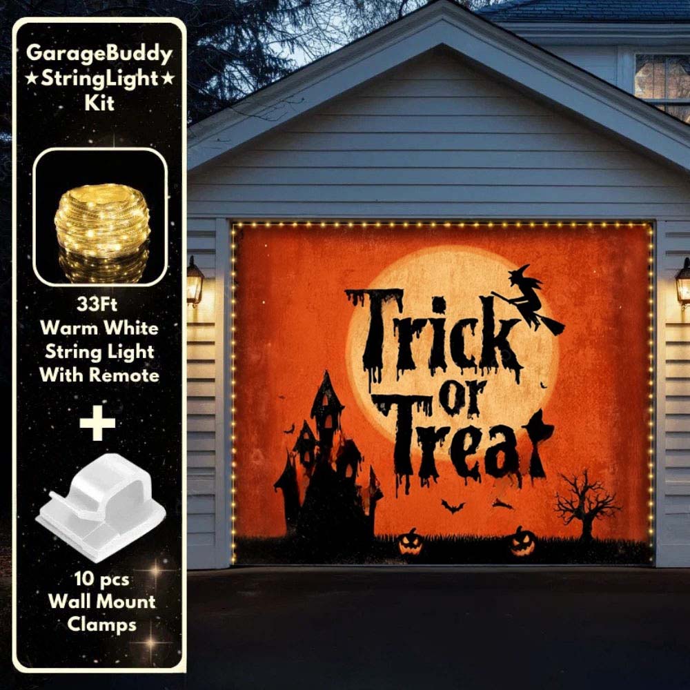 Trick Or Treat Halloween Garage Door Covers D464