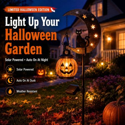 Pumpkin Moon Garden Stake Light🎃