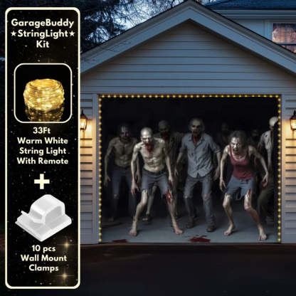 Zombie Invasion Halloween Garage Door Covers D456
