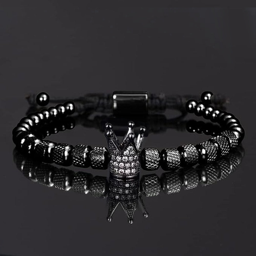 "To My Man - Straighten Your Crown" Bracelet Gift Set