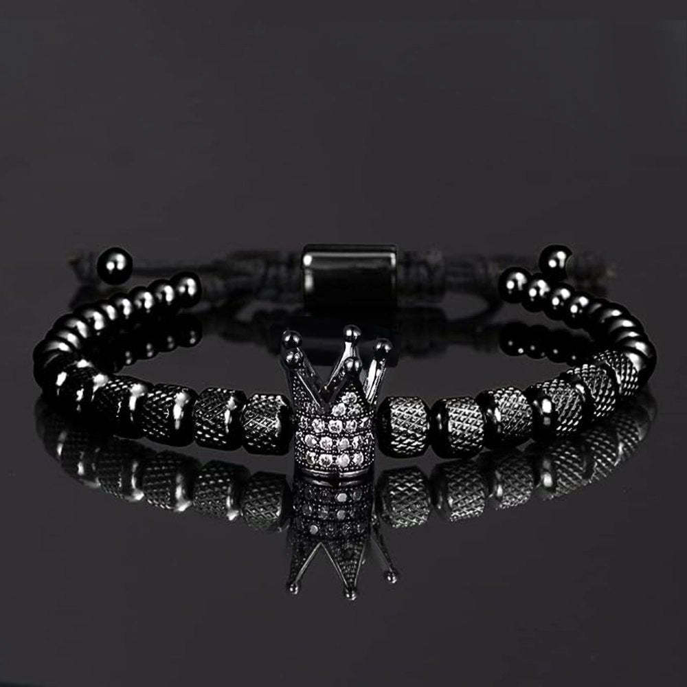 "To My Man - Straighten Your Crown" Bracelet Gift Set