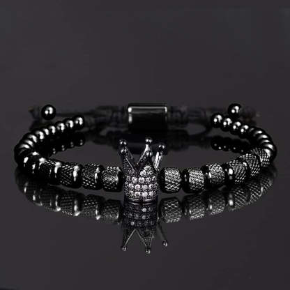 "To My Man - Straighten Your Crown" Bracelet Gift Set