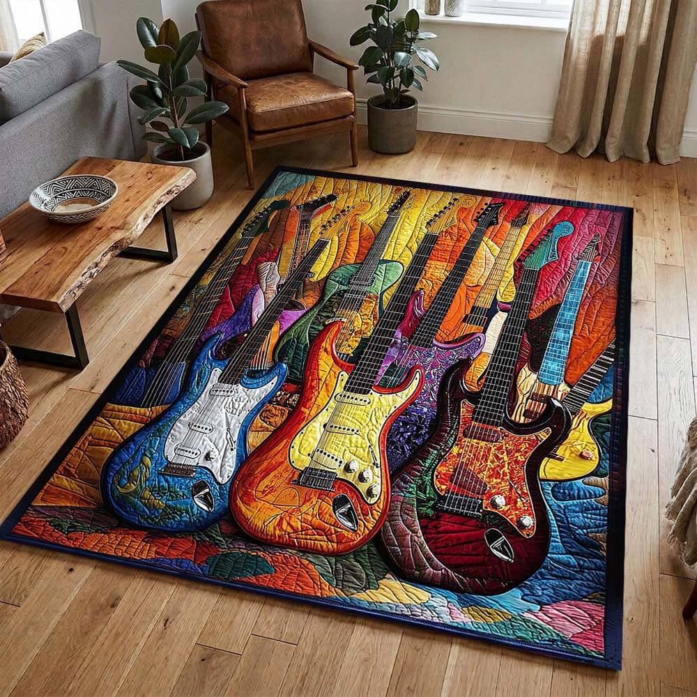 Guitar Sunshine Area Rug - H748