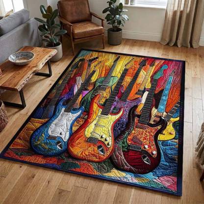 Guitar Sunshine Area Rug - H748