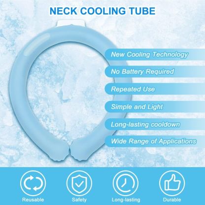 Reusable Neck Cooling Wraps Tube ❄️