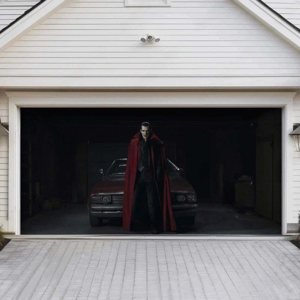 The BloodSucker Halloween Garage Door Cover D468