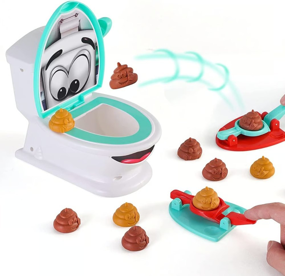 Interactive Poop Shooting Game Set for Family Fun
