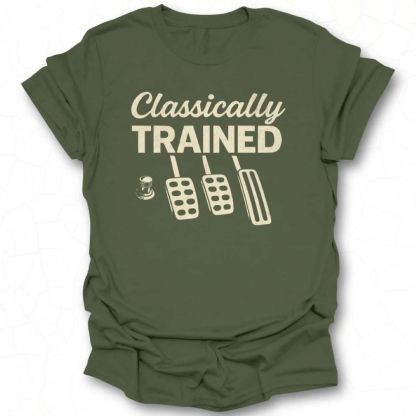 Classically Trained Train Pun T-Shirt