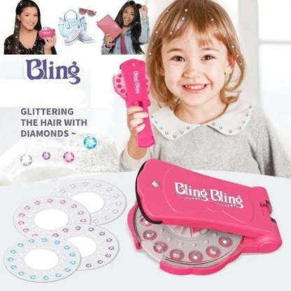 ✨Glitter Diamond Styling Tools Hair Gemstone Styling Set - No Heat Required Hair Styling Accessories