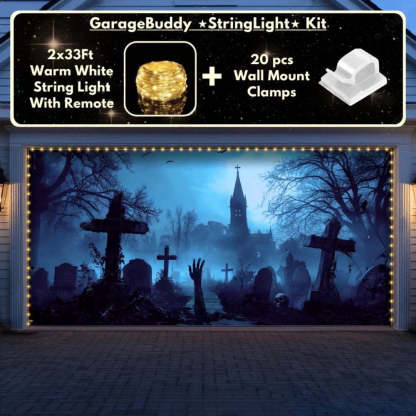 Grave Rising Halloween Garage Door Covers D460