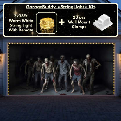 Zombie Invasion Halloween Garage Door Covers D456