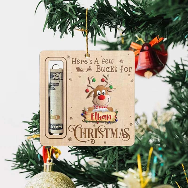 Cute Money Holder Christmas Ornament