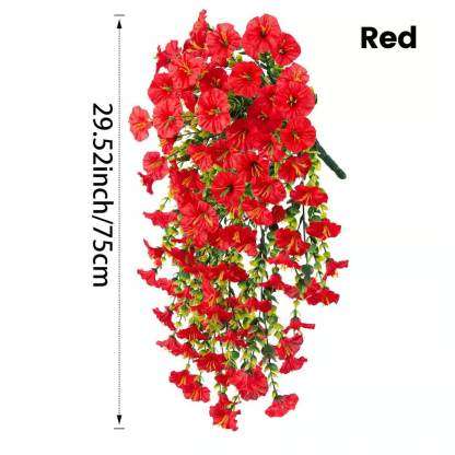 UV Resistant Hanging Artificial Morning Glory Vine