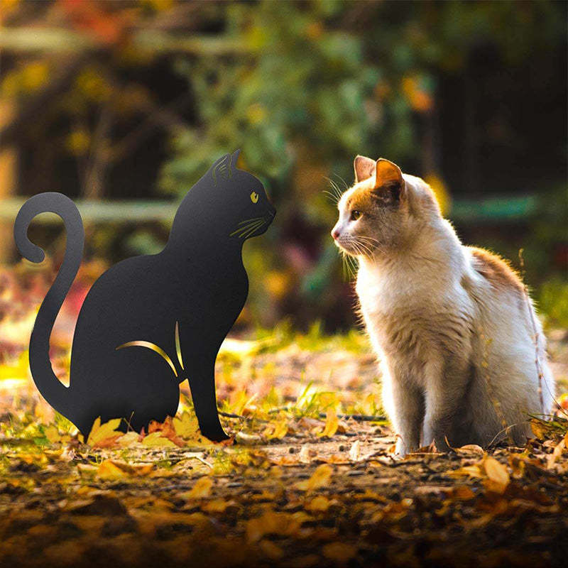 Metal Garden Art - Cats Silhouette Set