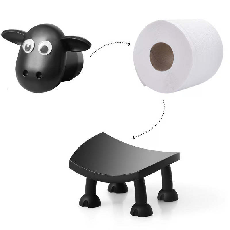 Funny Sheep Toilet Roll Holder 🐑