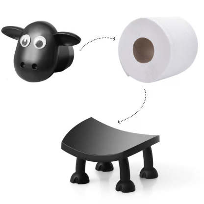 Funny Sheep Toilet Roll Holder 🐑