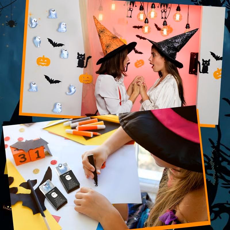 Glow in the Dark Mini Ghost Figures with Box