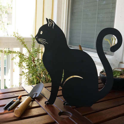 Metal Garden Art - Cats Silhouette Set