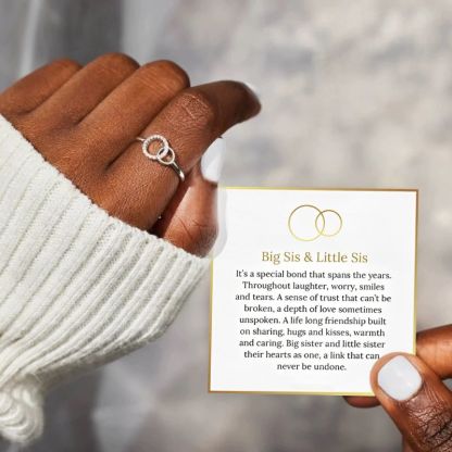 To My Sister - Forever Linked Ring