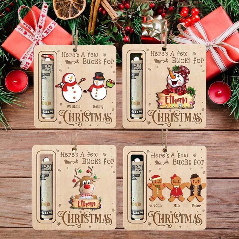 Cute Money Holder Christmas Ornament