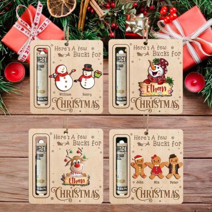 Cute Money Holder Christmas Ornament