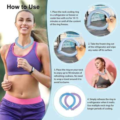 Reusable Neck Cooling Wraps Tube ❄️