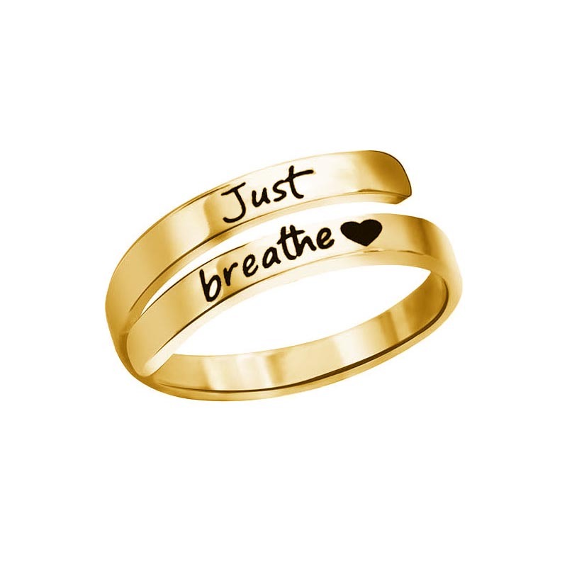 Just Breathe Ring