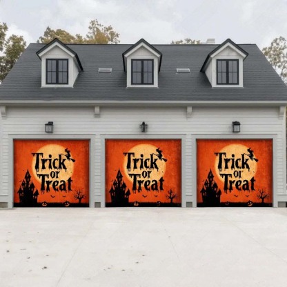 Trick Or Treat Halloween Garage Door Covers D464