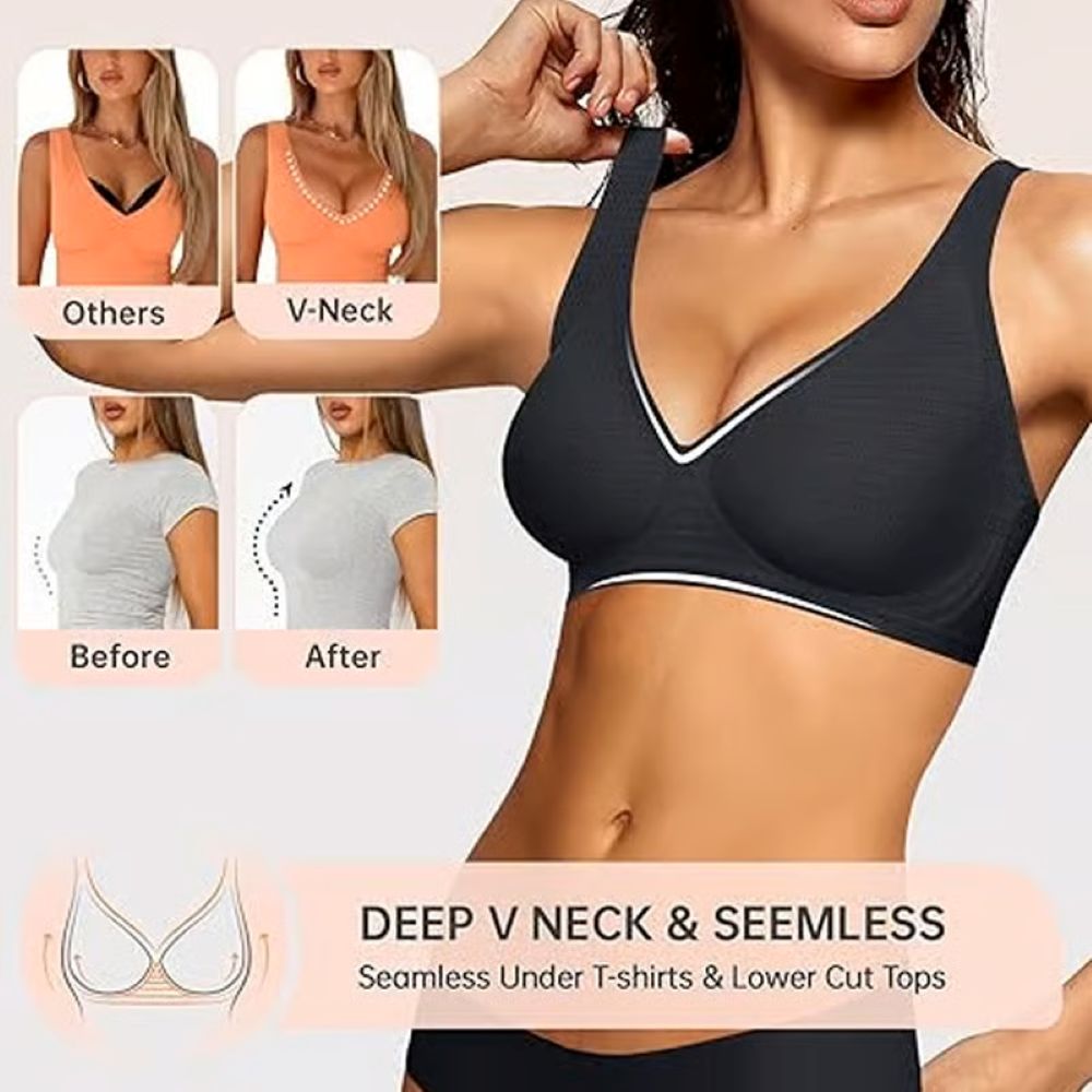 Women's Seamless Push-up Bra