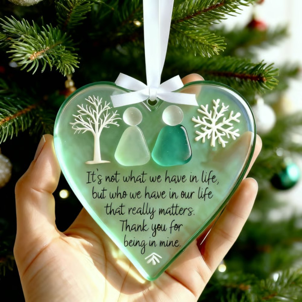 Sea Glass Friendship Keepsake - Ceramic Ornament