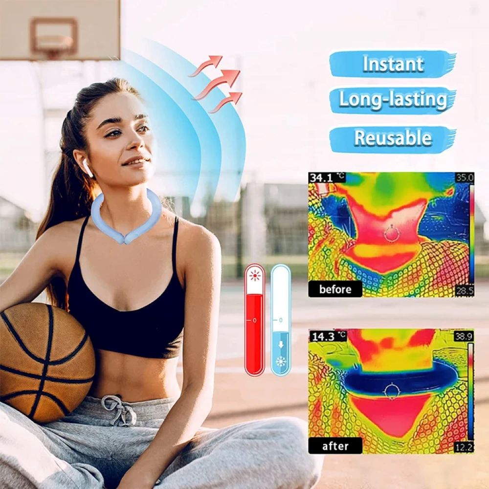 Reusable Neck Cooling Wraps Tube ❄️