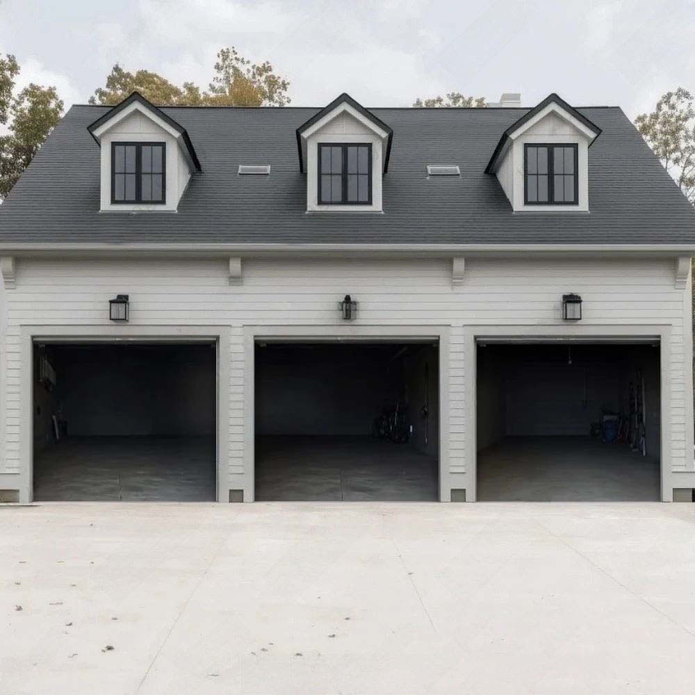 Empty Garage Halloween Garage Door Covers D462