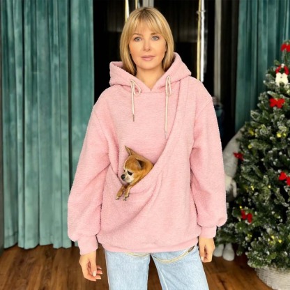 Pet Carrier Kangaroo Hoodie