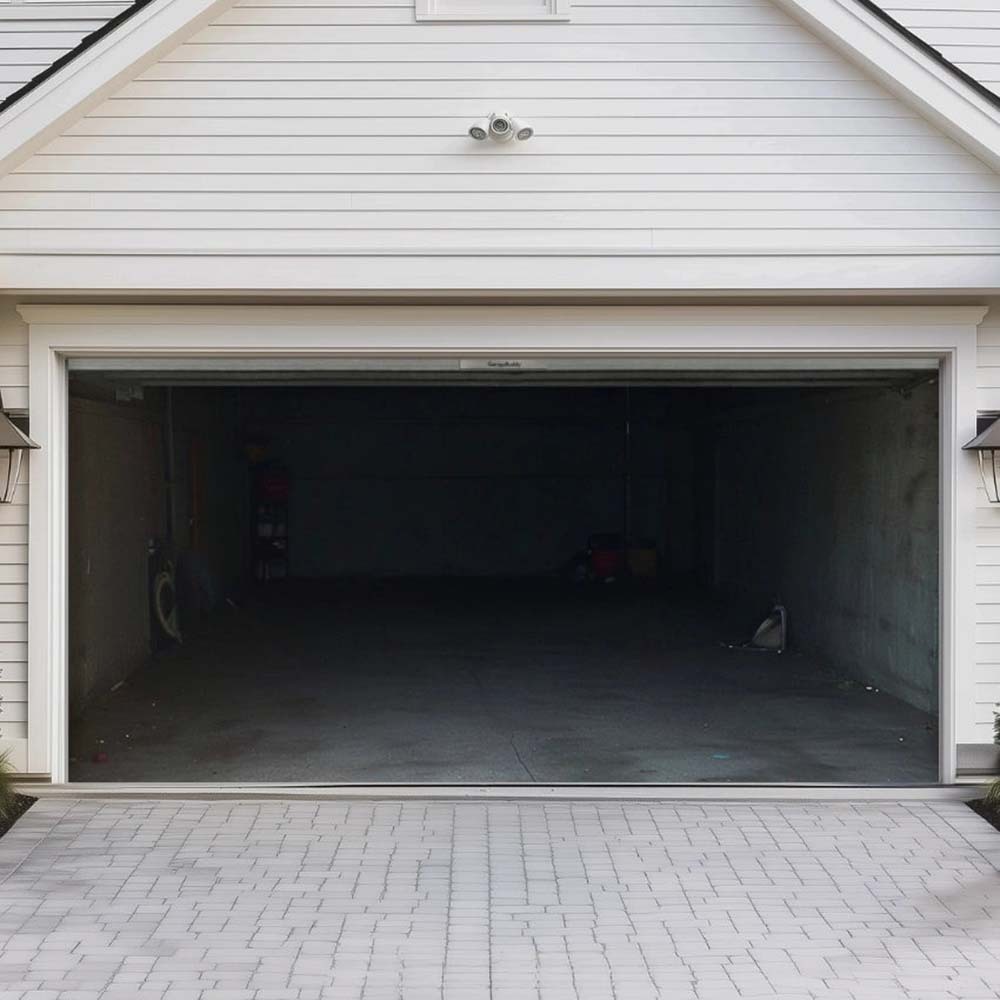 Empty Garage Halloween Garage Door Covers D462