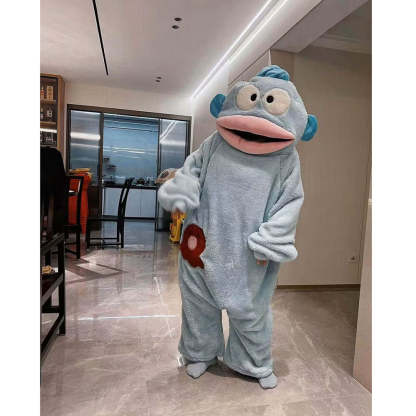 Funny Monster Hooded Fleece Robe for Adults