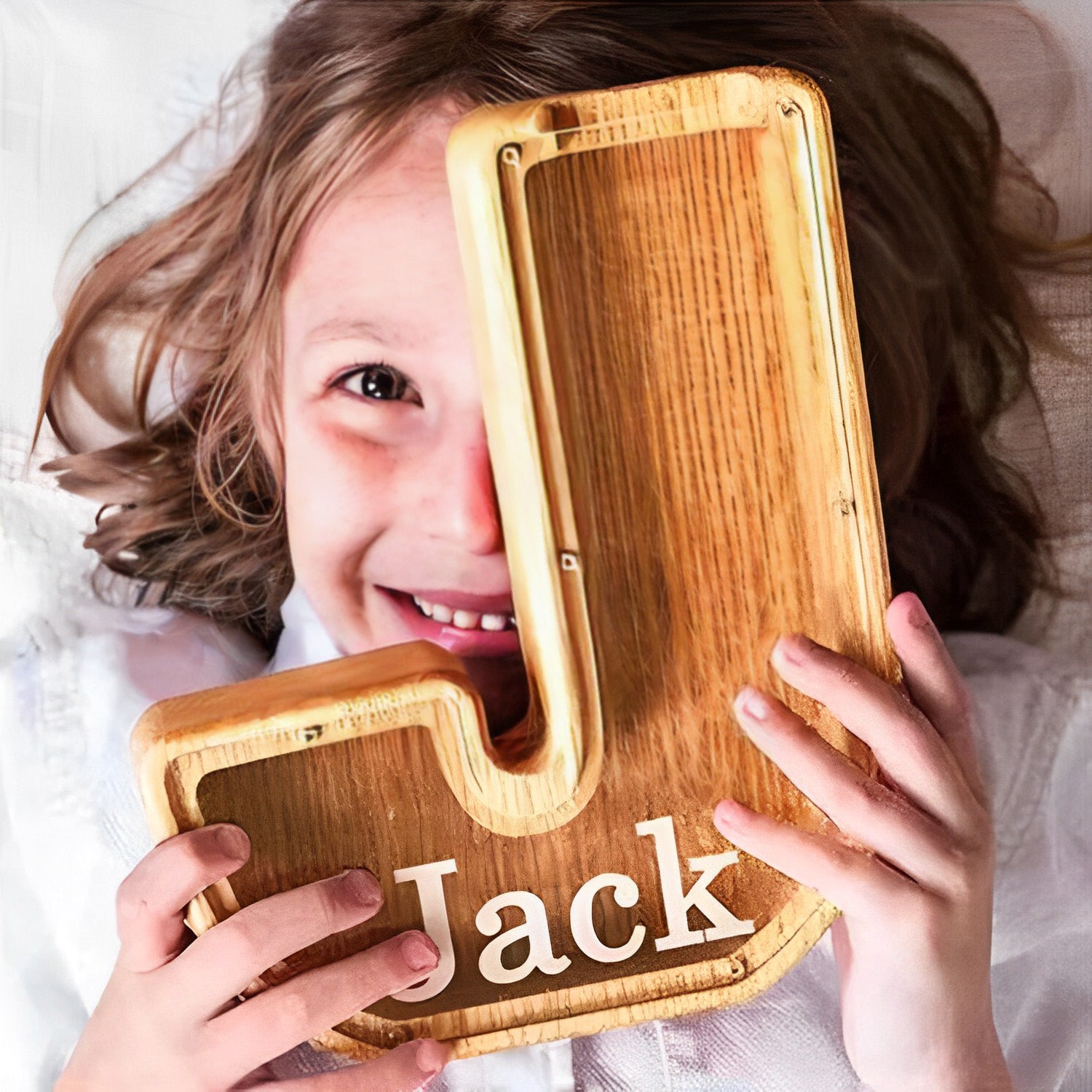 Personalized Wooden Letter Piggy Bank 🔥Buy 2 Free Shipping🔥