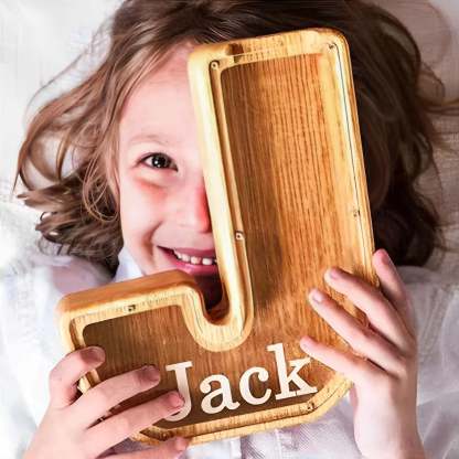 Personalized Wooden Letter Piggy Bank 🔥Buy 2 Free Shipping🔥