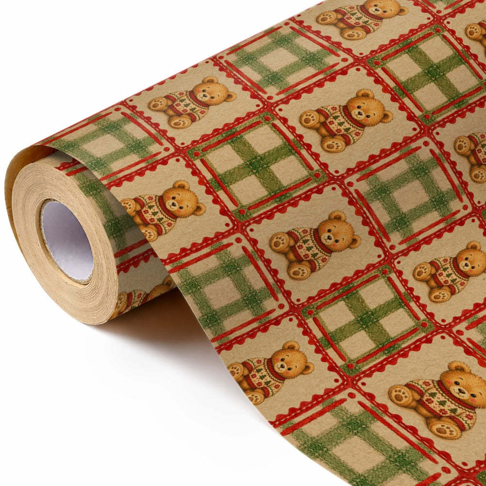 Christmas Gift Wrapping Paper Roll – Multiple Holiday Designs