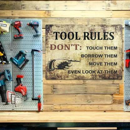 Add A Touch Of Shabby Chic To Your Home With This Metal Sign