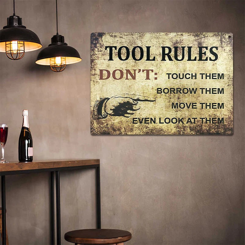 Add A Touch Of Shabby Chic To Your Home With This Metal Sign