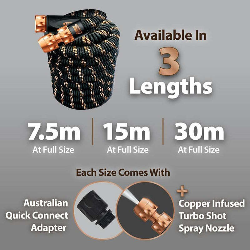 Magic Self-Expanding Pocket Hose Copper Bullet – Never Kinks or Leaks