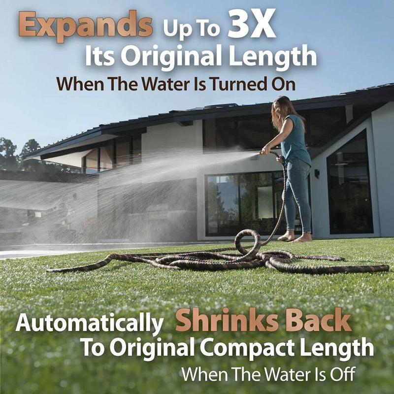 Magic Self-Expanding Pocket Hose Copper Bullet – Never Kinks or Leaks