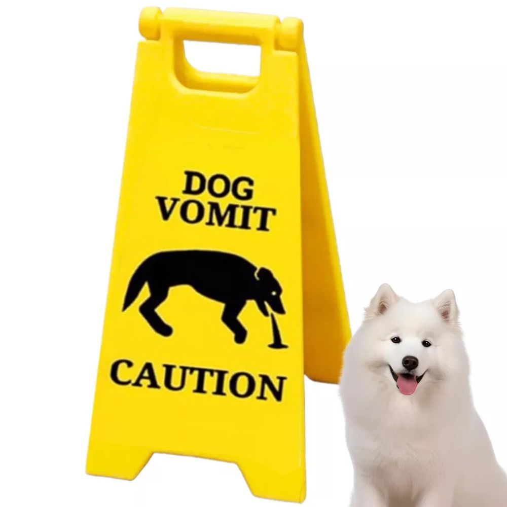 Vomit Sign - Purr-sonalized Safety