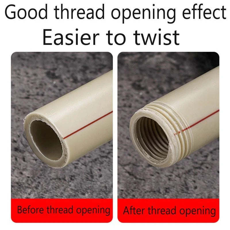 Integrated Internal & External Pipe Threading Tool