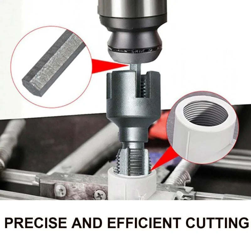 Integrated Internal & External Pipe Threading Tool