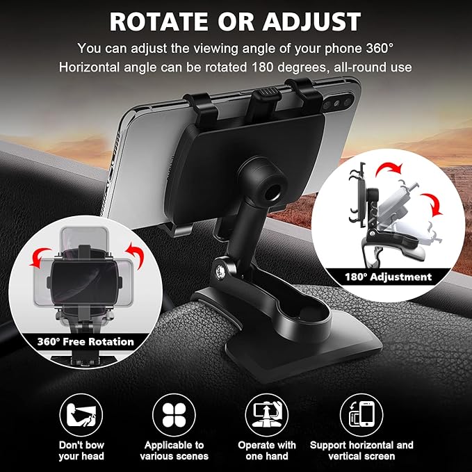 Universal 360° Dashboard Phone Holder